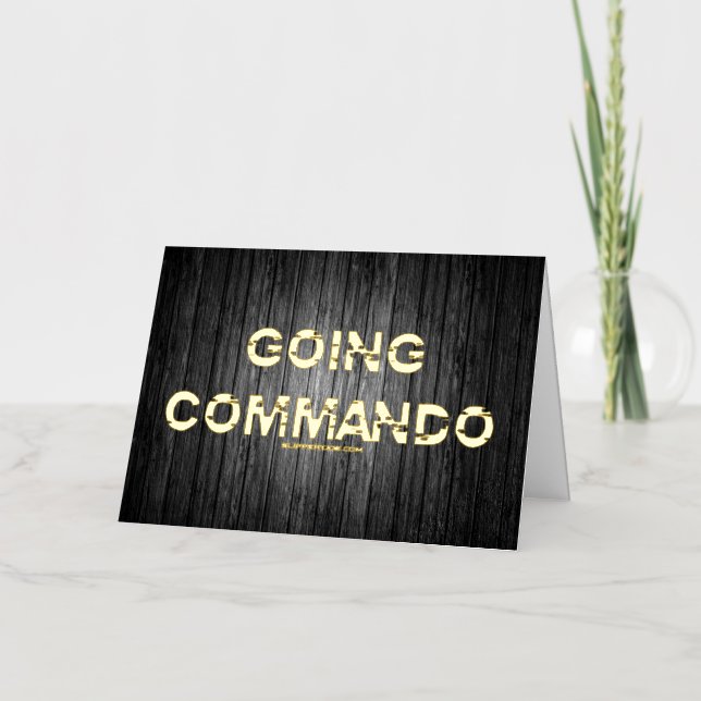 SlipperyJoe's Going Commando fett roter orangefarb (Vorderseite)