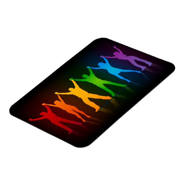 SlipperyJoe's Gruppenmitglieder, die Hände bilden Magnet (Linke Seite)