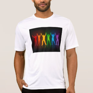 SlipperyJoe's Gruppenmitglieder, die Hände bilden T-Shirt