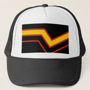 SlipperyJoe's Gummi-Stolzflagge Pfeile Chevron st Truckerkappe
