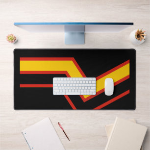 SlipperyJoe's Gummi-Stolzflagge Pfeile Chevron sti Schreibtischunterlage