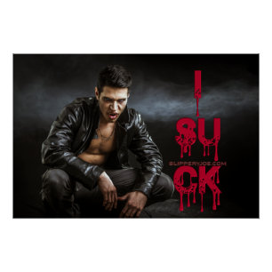 SlipperyJoe's Halloween blasse vampirische Figur Z Poster