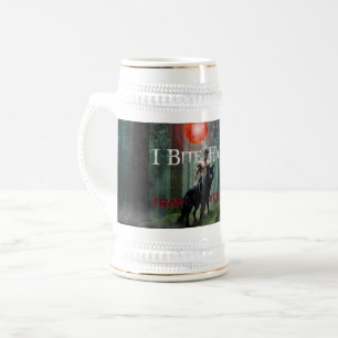 SlipperyJoe's Halloween-Hemdloser muskulöser Mann Bierglas