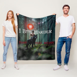 SlipperyJoe's Halloween-Hemdloser muskulöser Mann  Fleecedecke