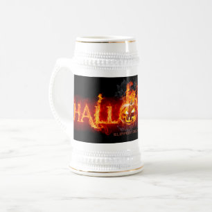 SlipperyJoe's Halloween massive feuersprühende Sch Bierglas