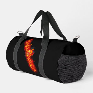 SlipperyJoe's Halloween massive feuersprühende Sch Duffle Bag