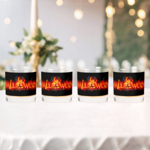 SlipperyJoe's Halloween massive feuersprühende Sch Whiskyglas