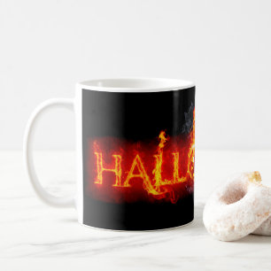 SlipperyJoe's Halloween massive feurige Beschriftu Kaffeetasse