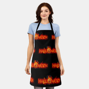 SlipperyJoe's Halloween massive feurige Beschriftu Schürze