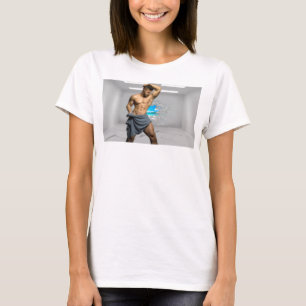 SlipperyJoe's Handtuch gebrochen, weiße Ziegelwand T-Shirt