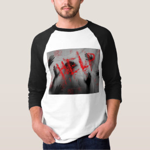 SlipperyJoe's Happy Halloween LGBTQIA-Blatt Schatt T-Shirt