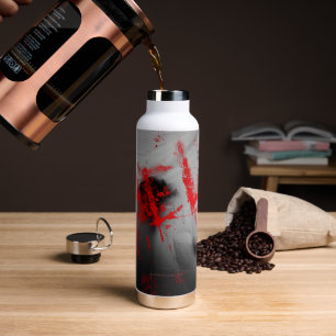 SlipperyJoe's Happy Halloween LGBTQIA-Blatt Schatt Trinkflasche