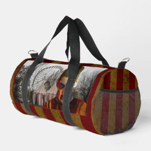 SlipperyJoe's Happy Halloween-Puppengesicht Duffle Bag