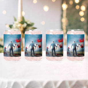 SlipperyJoe's Happy Halloween tote Zombies beängst Dosenglas