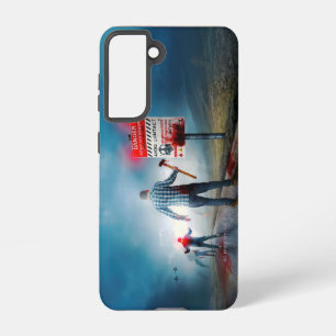 SlipperyJoe's Happy Halloween tote Zombies beängst Samsung Galaxy Hülle