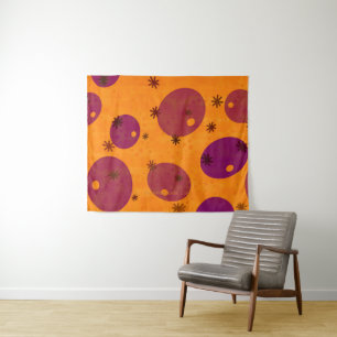 SlipperyJoe's Happy Hanukkah Jüdische Hebräische G Wandteppich