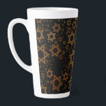 SlipperyJoe's Happy Hanukkah mehrere Sterne von Da Milchtasse<br><div class="desc">SlipperyJoe's Happy Hanukkah multiple Stars of David Muster künstlerische Feier Jüdische Identität Erbe Hebräische Chanukah Geschenke Dekorationen Judaismus signifikante Symbol Religion verschiedenen Größen braune Goldtönen visuell ansprechend komplexe Design</div>