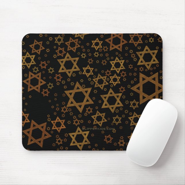 SlipperyJoe's Happy Hanukkah mehrere Sterne von Da Mousepad (Mit Mouse)