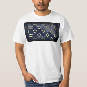 SlipperyJoe's Happy Hanukkah Multiple Star von Dav T-Shirt