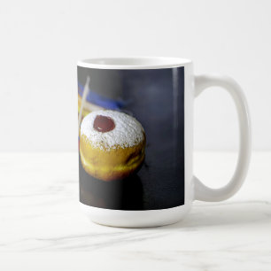 SlipperyJoe's Happy Hanukkah Star von David Coin m Kaffeetasse