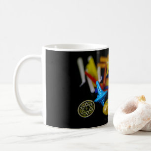 SlipperyJoe's Happy Hanukkah Star von David Coin m Kaffeetasse