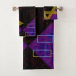 SlipperyJoe's Happy Hanukkah Star von David menora Badhandtuch Set<br><div class="desc">SlipperyJoe's Happy Hanukkah Star von David menorah Dreidel künstlerische Feier Candles Jüdische Hebräische Chanukah Schenkungen Dekorationen Judaismus Religionskultur religiöse Praktiken Traditionen geometrische symbolische Gestaltungstiefe Kontrast Ordnung Symmetrie</div>