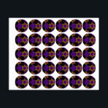 SlipperyJoe's Happy Hanukkah Star von David menora Etiketten<br><div class="desc">SlipperyJoe's Happy Hanukkah Star von David menorah Dreidel künstlerische Feier Candles Jüdische Hebräische Chanukah Schenkungen Dekorationen Judaismus Religionskultur religiöse Praktiken Traditionen geometrische symbolische Gestaltungstiefe Kontrast Ordnung Symmetrie</div>