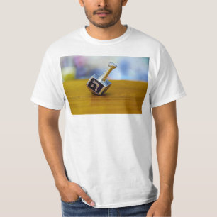 SlipperyJoe's Happy Hanukkah vierseitige Spinnerei T-Shirt