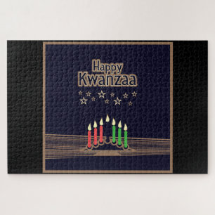 SlipperyJoe's Happy Kwanzaa Dezember Afrikanisches Puzzle