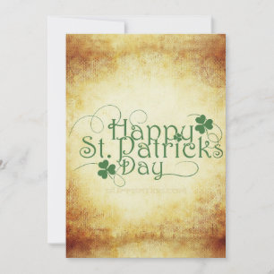 SlipperyJoe's Happy St. Patrick's Day Iris Feiertagskarte