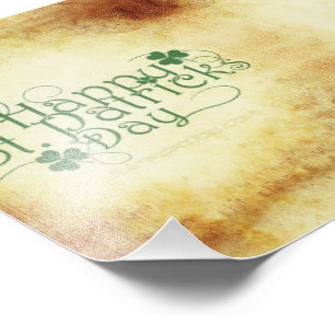 SlipperyJoe's Happy St. Patrick's Day Iris Fotodruck