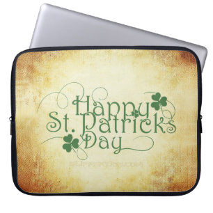 SlipperyJoe's Happy St. Patrick's Day Iris Laptopschutzhülle