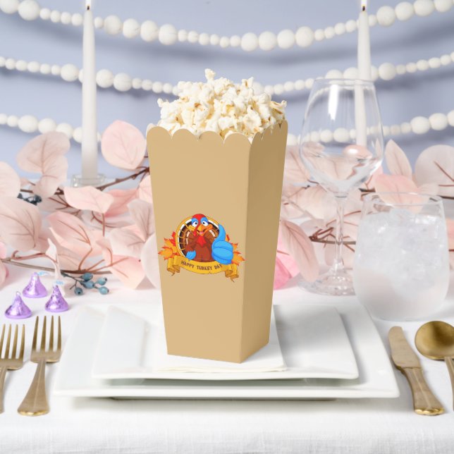 SlipperyJoe's Happy Turkey Day Herbst Blätter Cart Geschenkschachtel (Hochzeit)