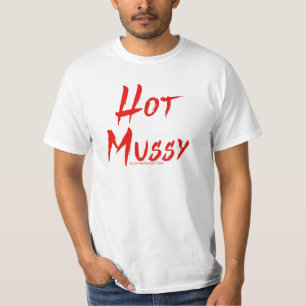 SlipperyJoe's heiße, mutige, lebhafte rote Textbür T-Shirt