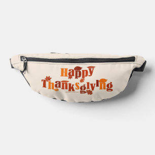 SlipperyJoe's helle festliche Thanksgiving-Grafik  Bauchtasche