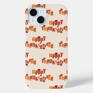 SlipperyJoe's helle festliche Thanksgiving-Grafik Case-Mate iPhone Hülle