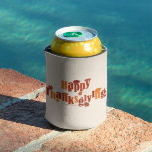 SlipperyJoe's helle festliche Thanksgiving-Grafik Dosenkühler
