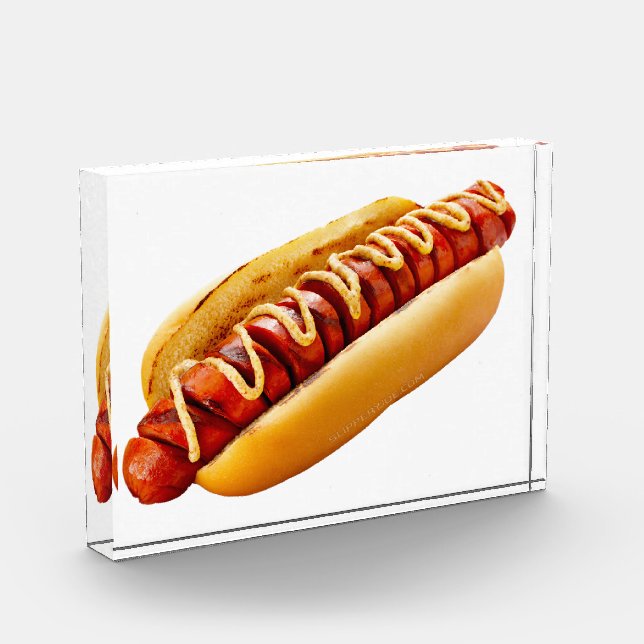 SlipperyJoe's Hot Dog verschachtelt weiche Knochen Fotoblock (Links)