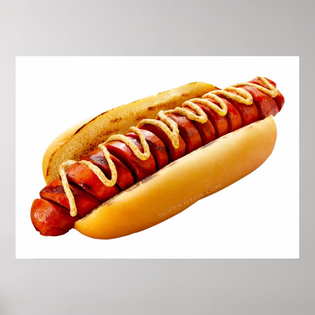 SlipperyJoe's Hot Dog verschachtelt weiche Knochen Poster (Vorne)