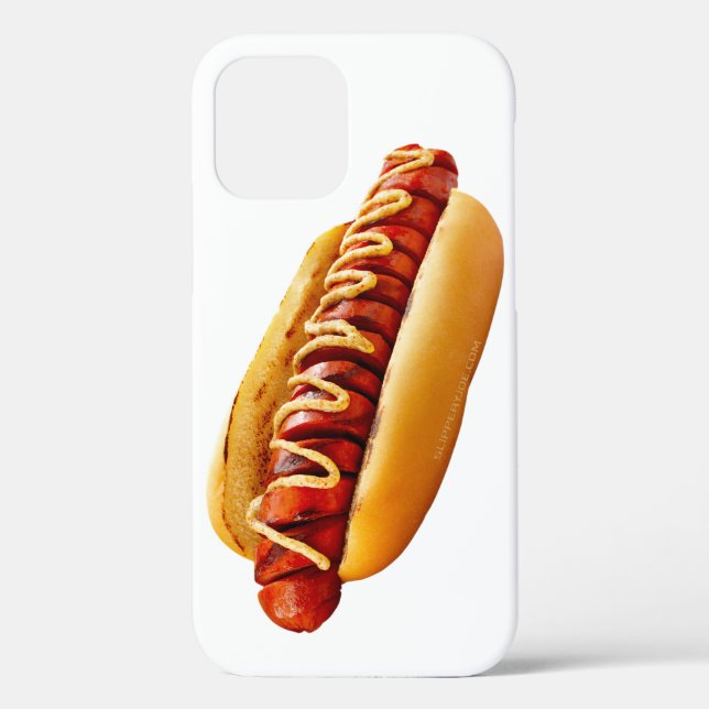 SlipperyJoe's Hotdog Senf geschnitten Fleisch Knoc Case-Mate iPhone Hülle (Rückseite)