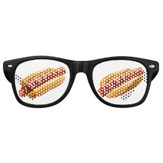 SlipperyJoe's Hotdog Senf geschnitten Fleisch Knoc Partybrille