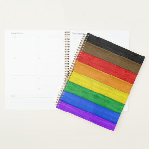 SlipperyJoe's Inclusive Regenbogenflagge texturier Planer