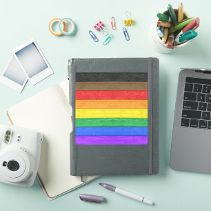 SlipperyJoe's inklusive Regenbogenflagge texturier Aufkleber