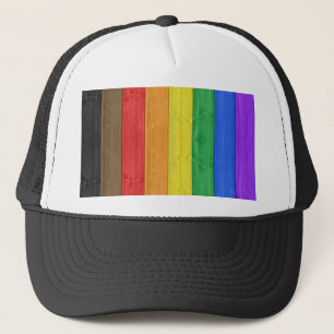 SlipperyJoe's inklusive schwule Regenbogenflagge h Truckerkappe