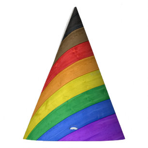 SlipperyJoe's inklusive schwule Regenbogenflagge t Partyhütchen