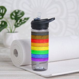 SlipperyJoe's inklusive schwule Regenbogenflagge t Trinkflasche