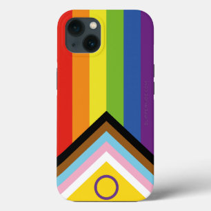 SlipperyJoe's Intersex Pride-Flagge gelber Hinterg Case-Mate iPhone Hülle