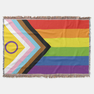 SlipperyJoe's Intersex-Stolzflagge gelber Hintergr Decke