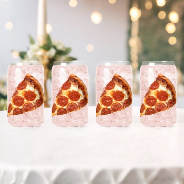 SlipperyJoe's klassische Pepperoni-Pizzaschnitt ge Dosenglas (Insitu (Hochzeit))