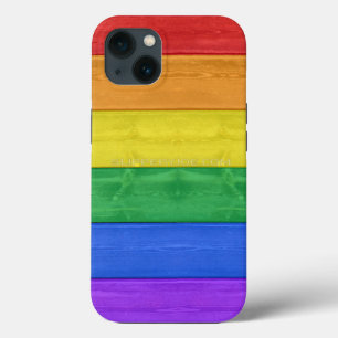 SlipperyJoe's klassischer Regenbogen-Tastsinn hand Case-Mate iPhone Hülle